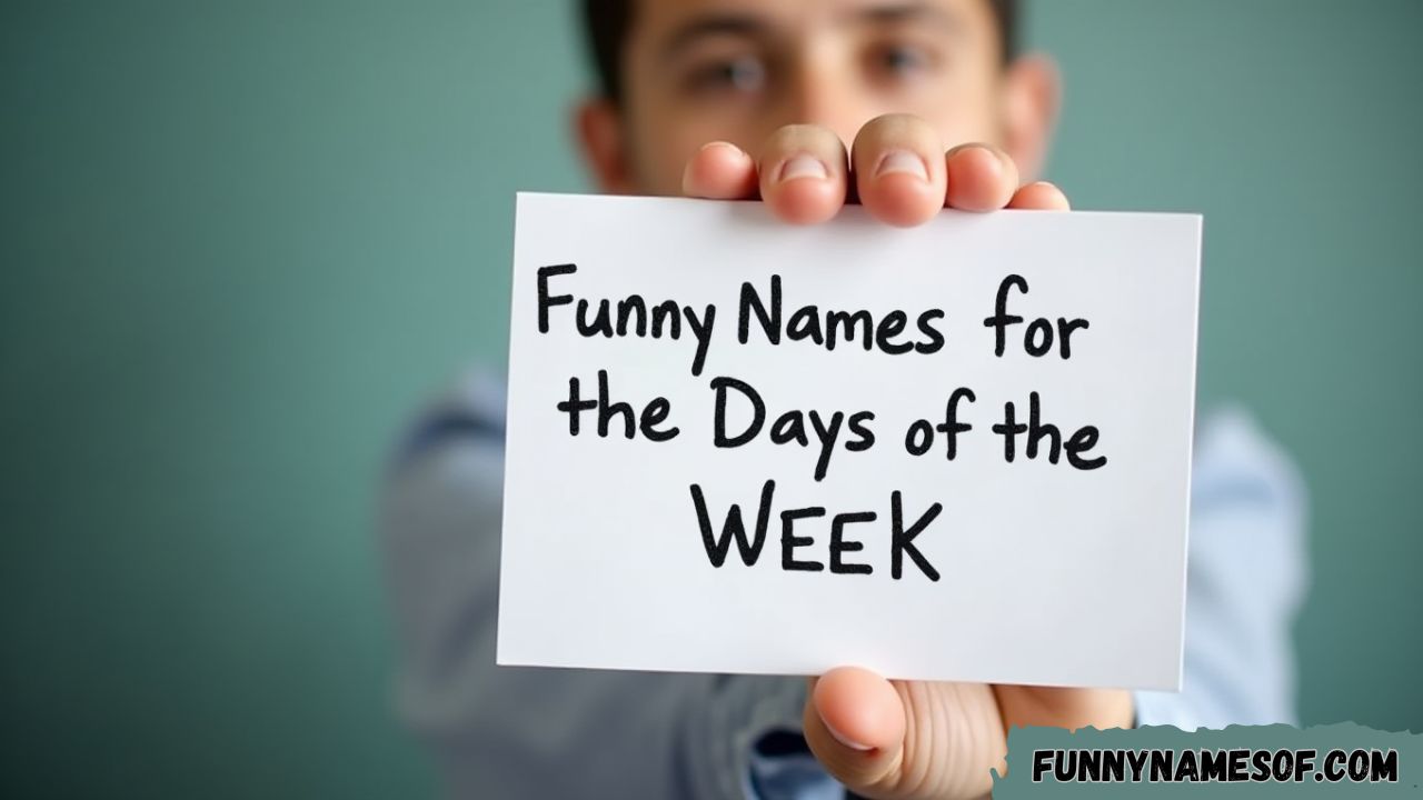 Funny Names for the Days of the Week