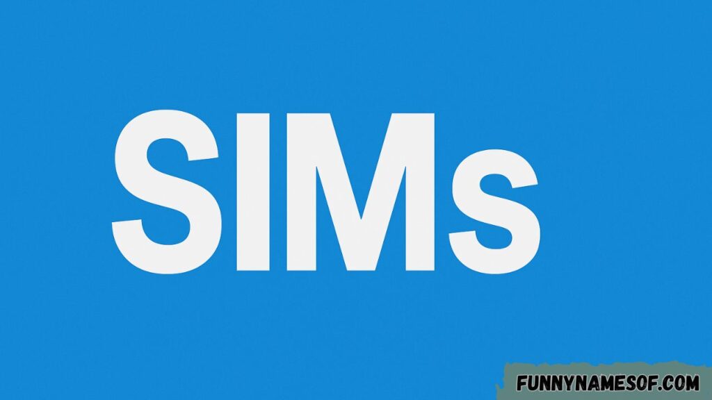 Funny Names for SIMs