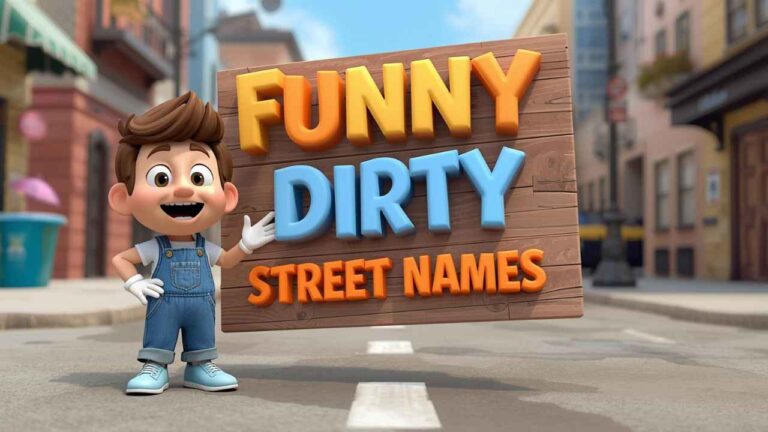 funny dirty street names